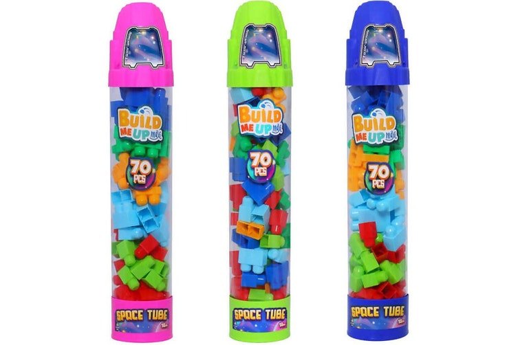 Maxi Space Tube 70 Pieces Building Blocks Set for Imaginative Play and Development