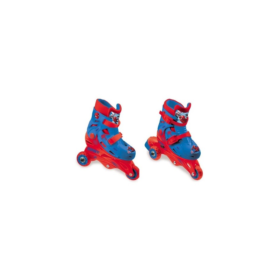 Mondo Roller Spiderman Tri Inline Skates Adjustable 29-32