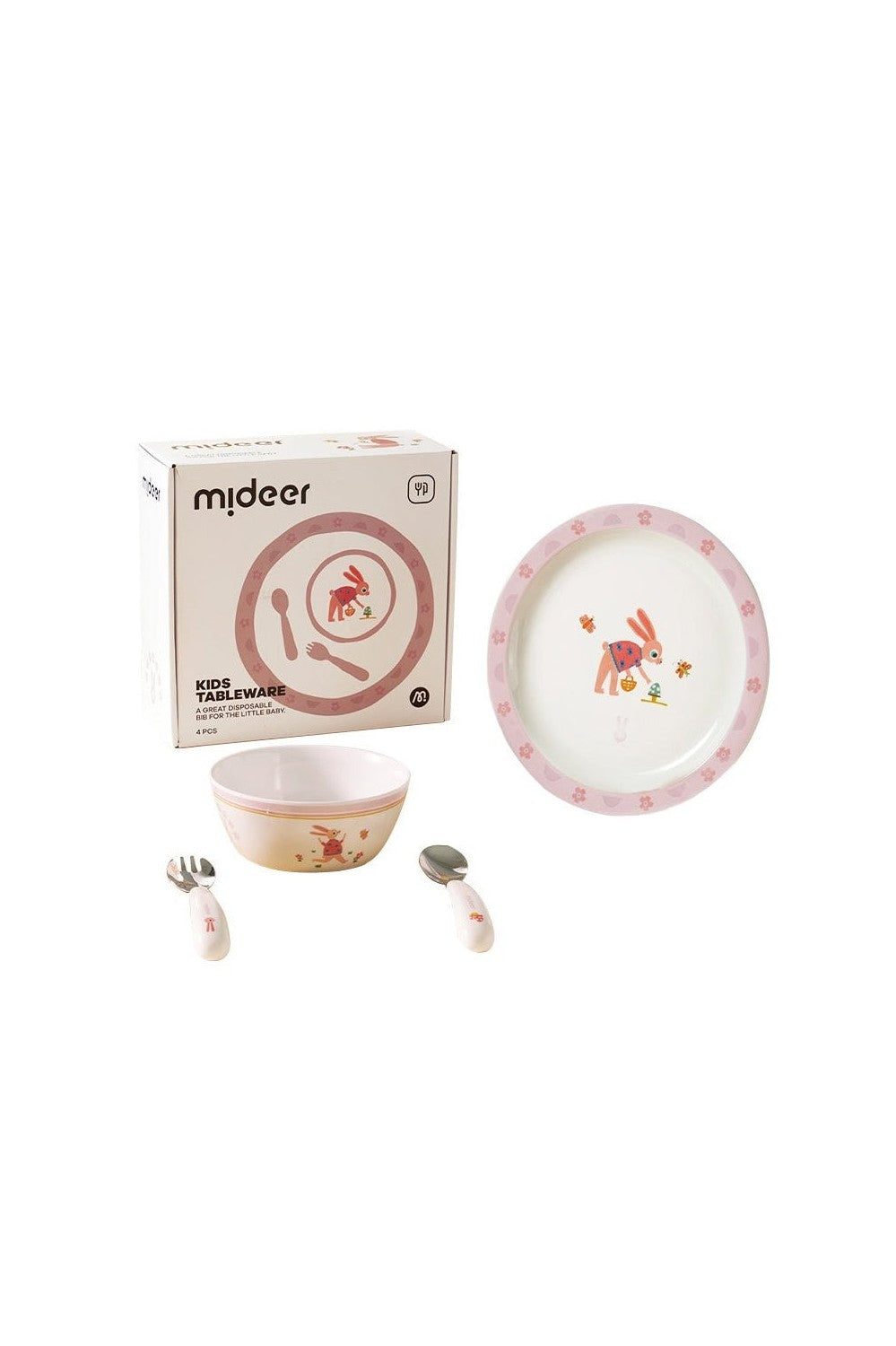 Kids Tableware Set - Mrs.Bunny