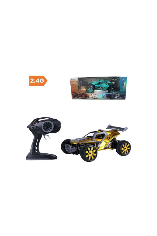 Sam Toys - 1:12 High Performing Rc Car (Gold & Blue)