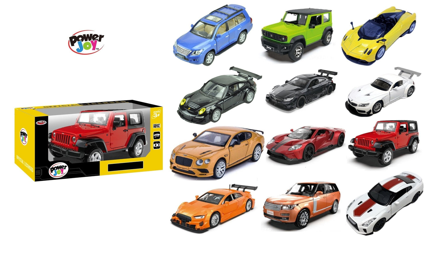 P.Joy Vroom Vroom Diecast Licensed 1/32  Assorted (Style and Color May Vary)