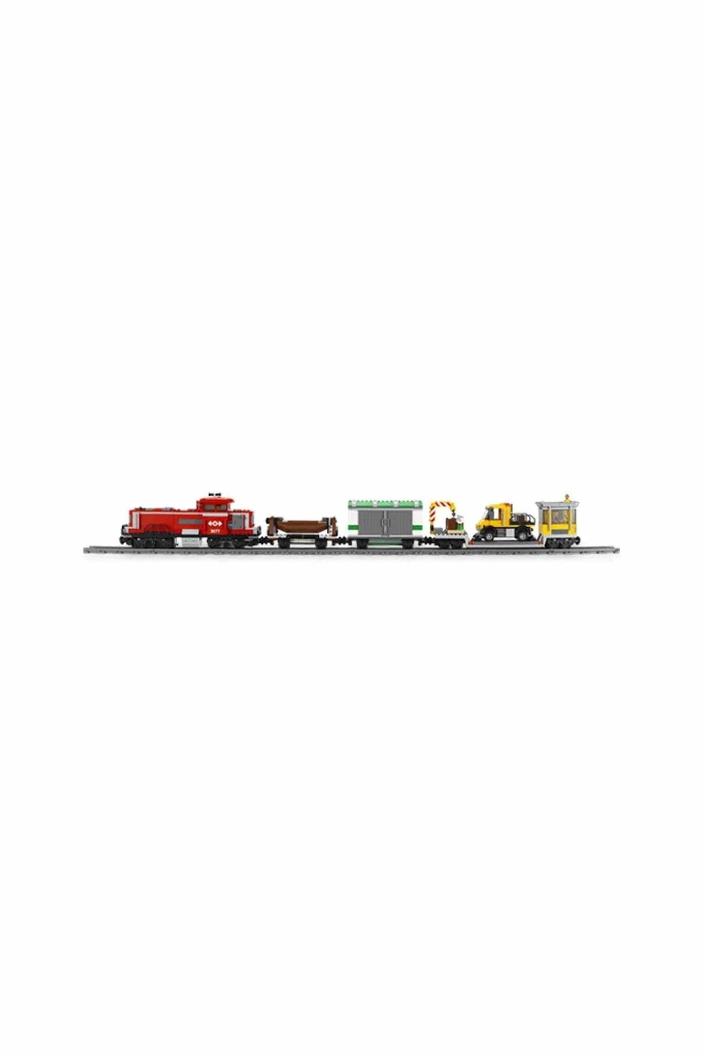 Lego Train Set Red Cargo Train