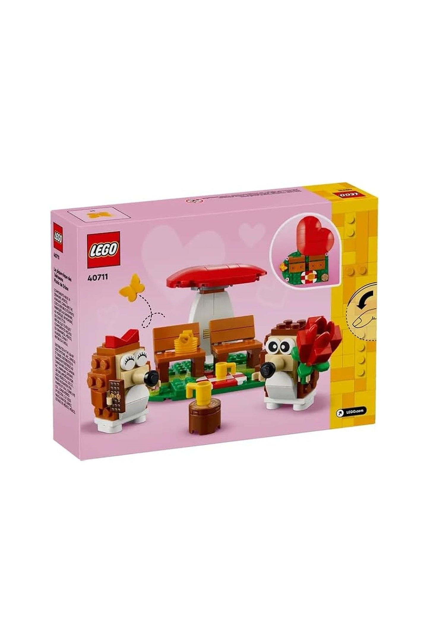 Lego 40711 Valentine Hedgehog Picnic Date Age 8+