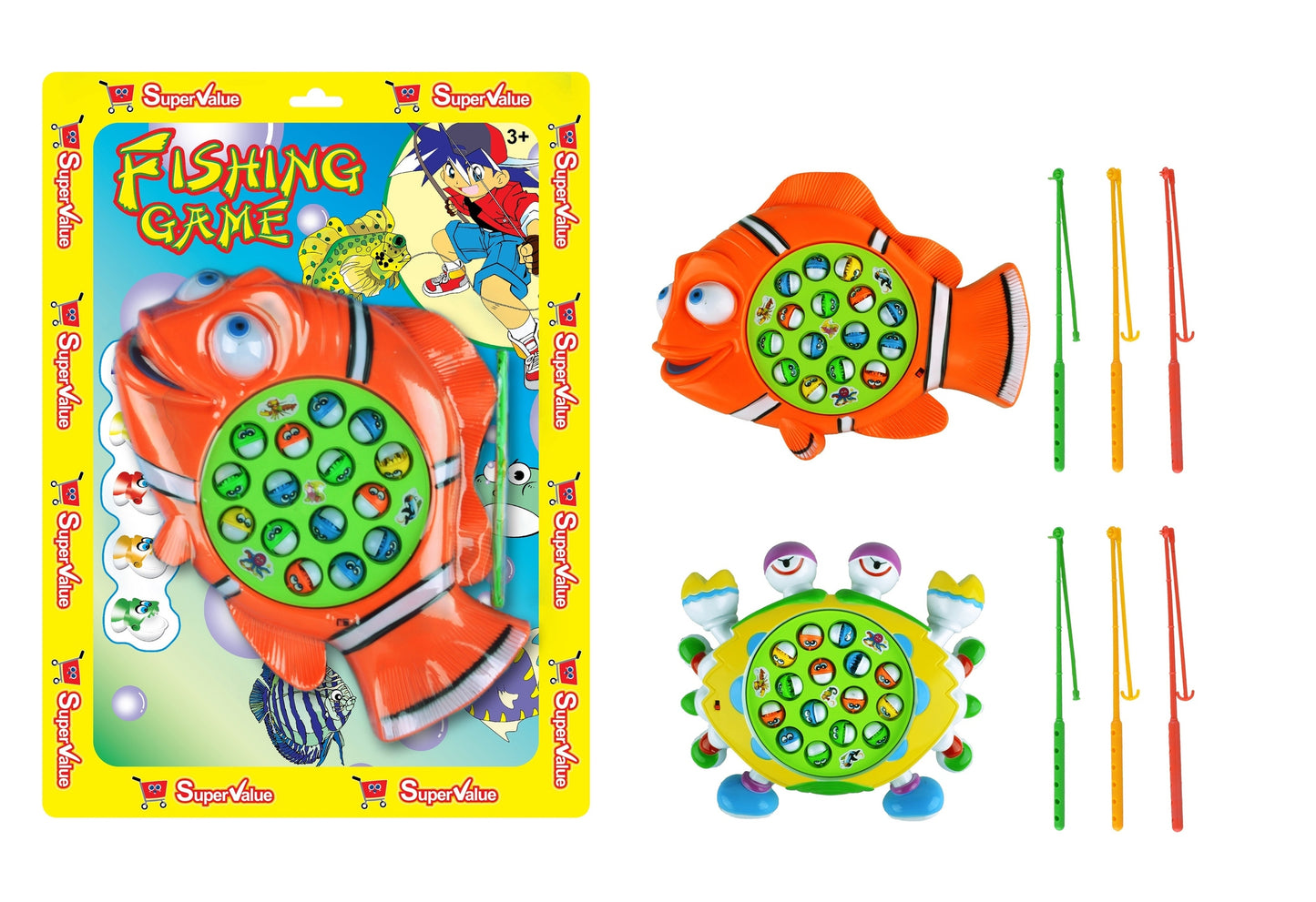 Super Value Fishing Game Battery Operated Assorted (Style and Color May Vary)