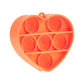 Heart  Fidget Popper Keychain (Camouflage)