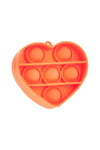 Heart  Fidget Popper Keychain (Camouflage)