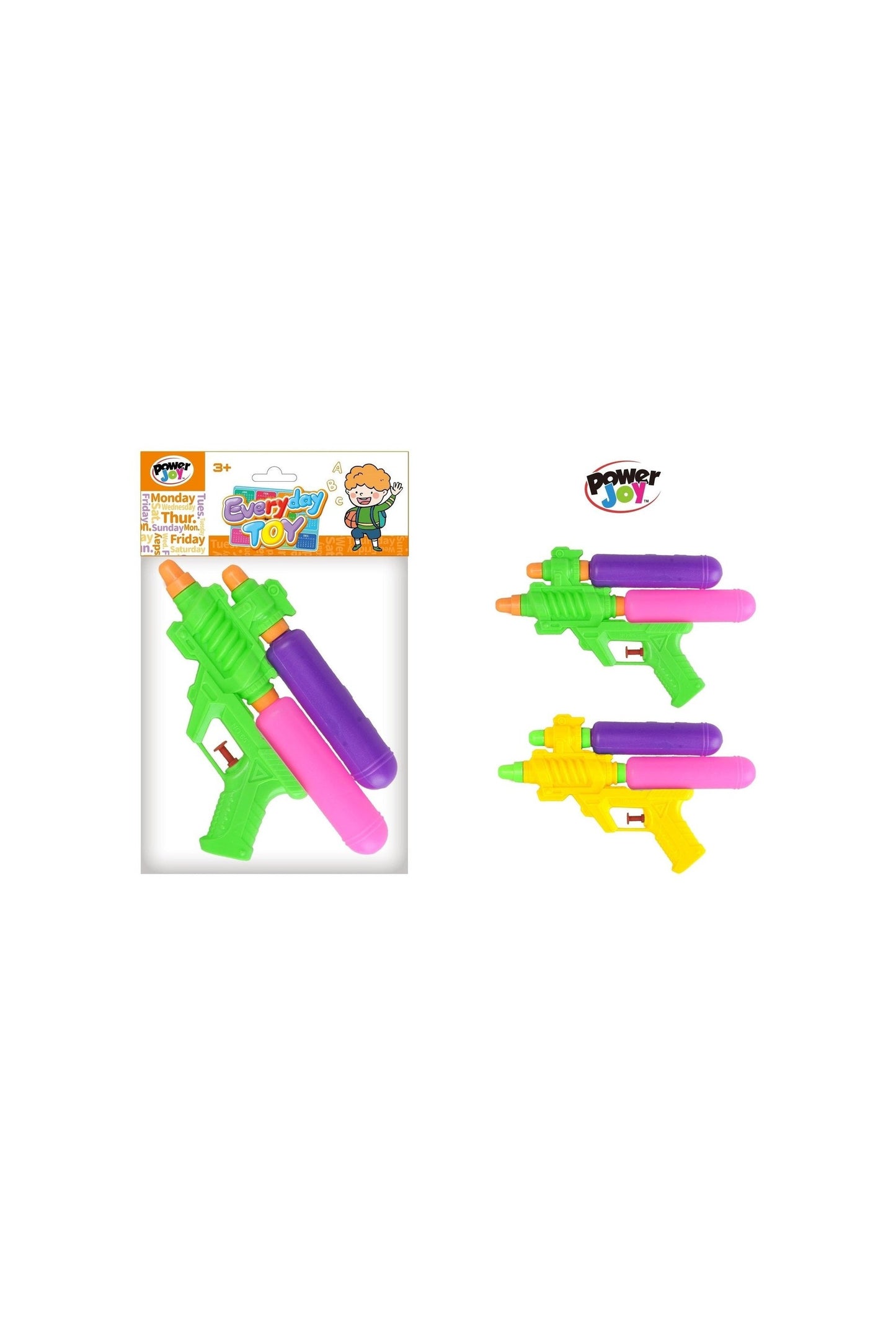 Power Joy Everyday Toy Water Gun  Assorted (Style and Color May Vary)