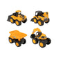 Tz Jcb 7" Tough Trucks 4Pk