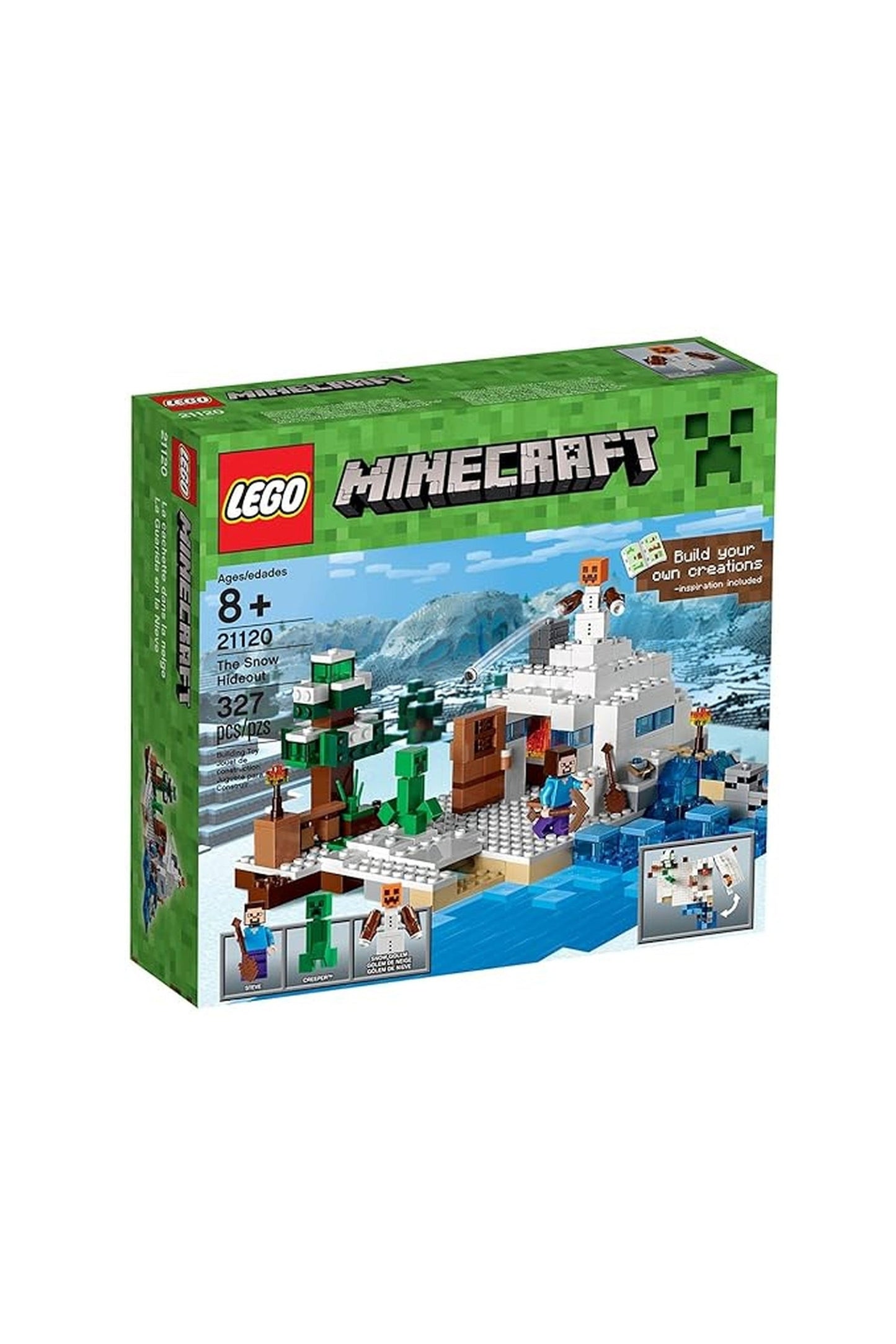 Lego Minecraft The Snow Hideout Building Kit