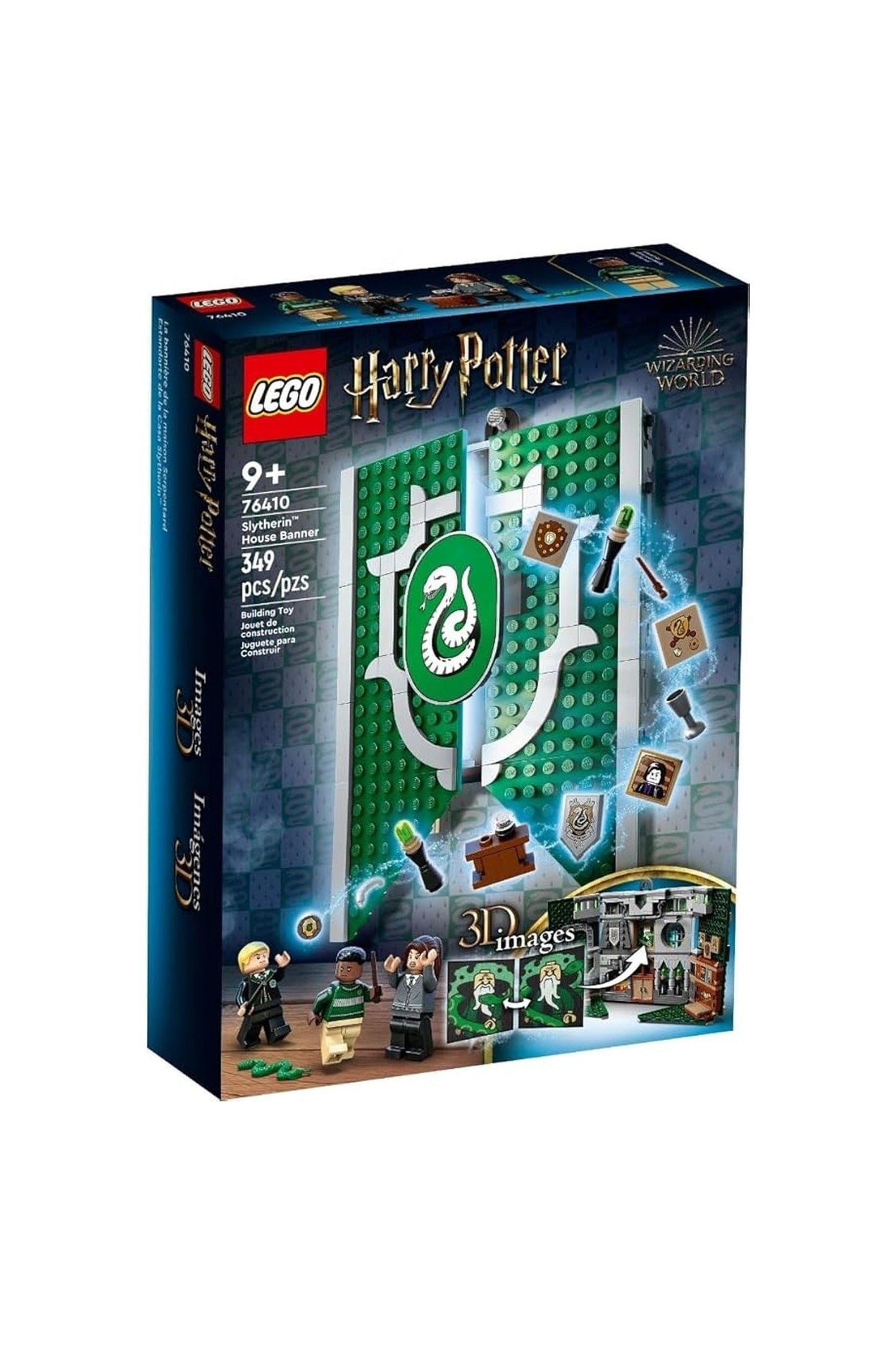 Lego Slytherin House Banner Building Toy Set