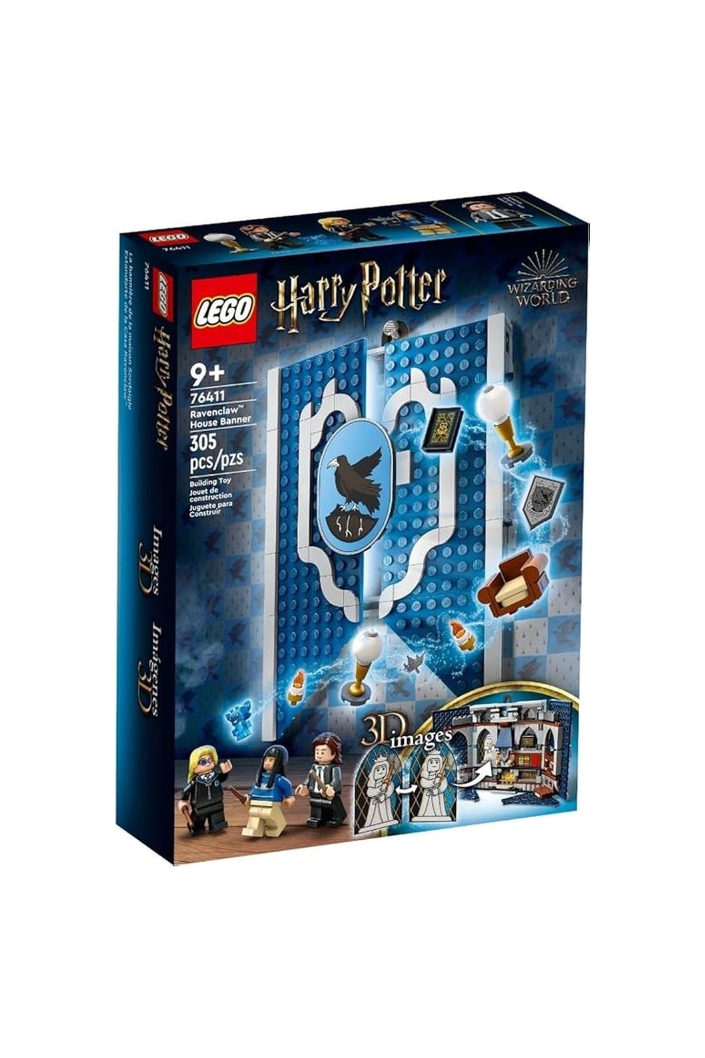 Lego Ravenclaw House Banner Building Toy Set