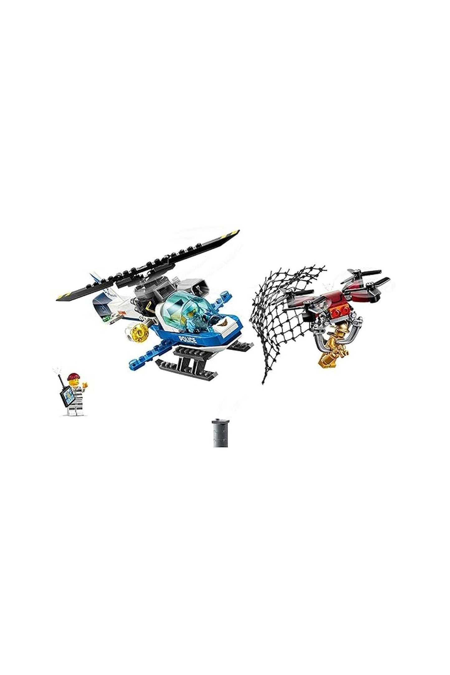 Lego City Sky Police Drone Chase Building Blocks