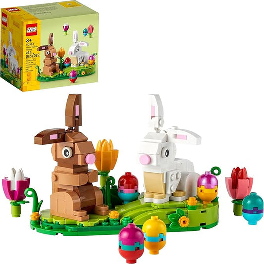 Lego Easter Rabbits Display Building Toy Set