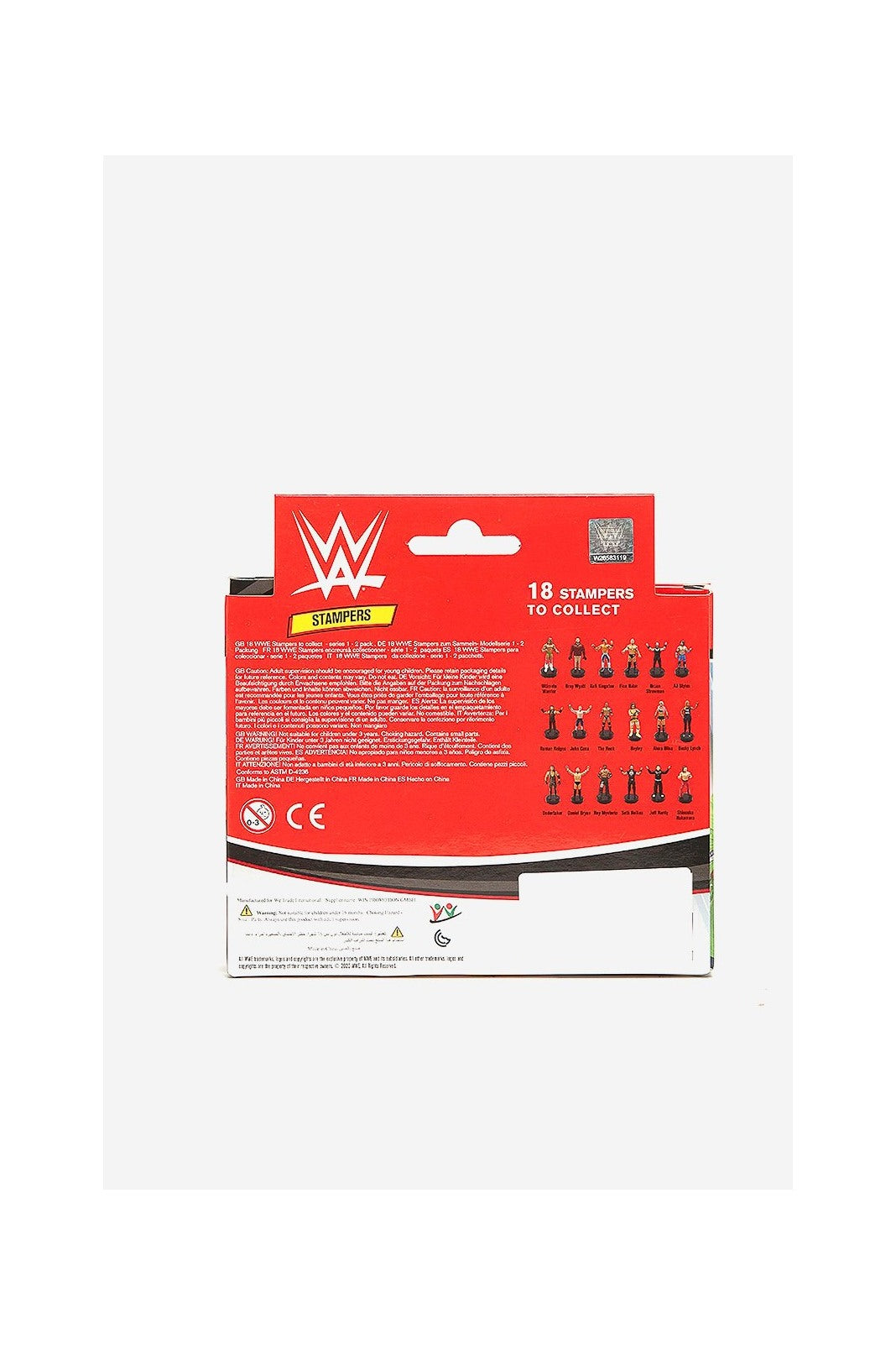 صندوق WWE Stampers مكون من قطعتين (الموسم 1)