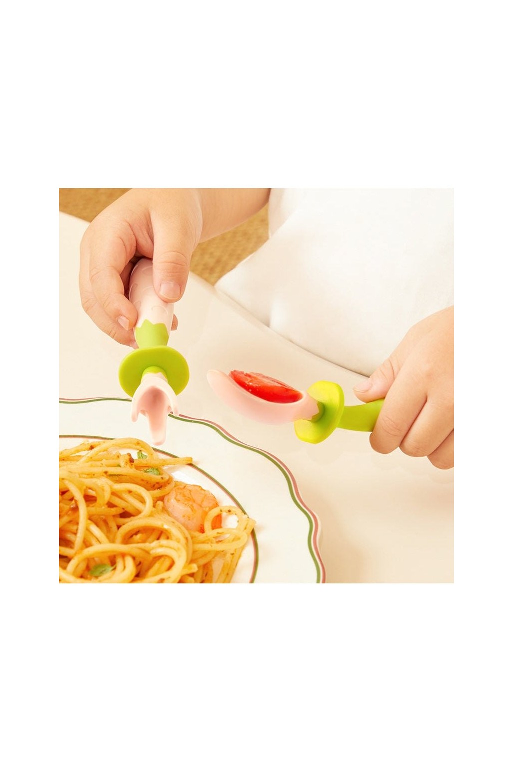 Bendable Cutlery For Kids - Pink