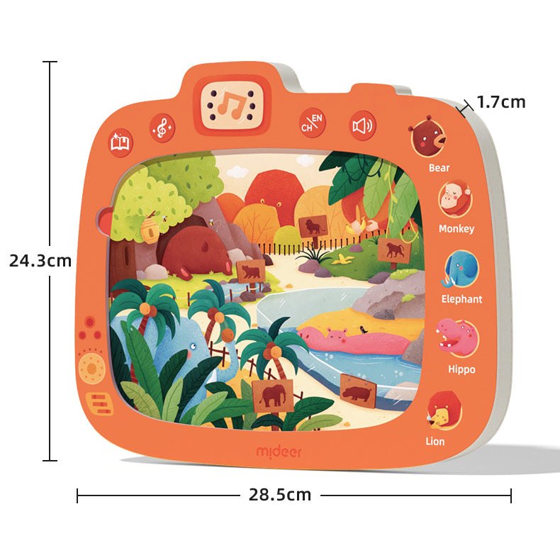 Interactive Sound Puzzle - Visit To The Zoo (5 In 1)