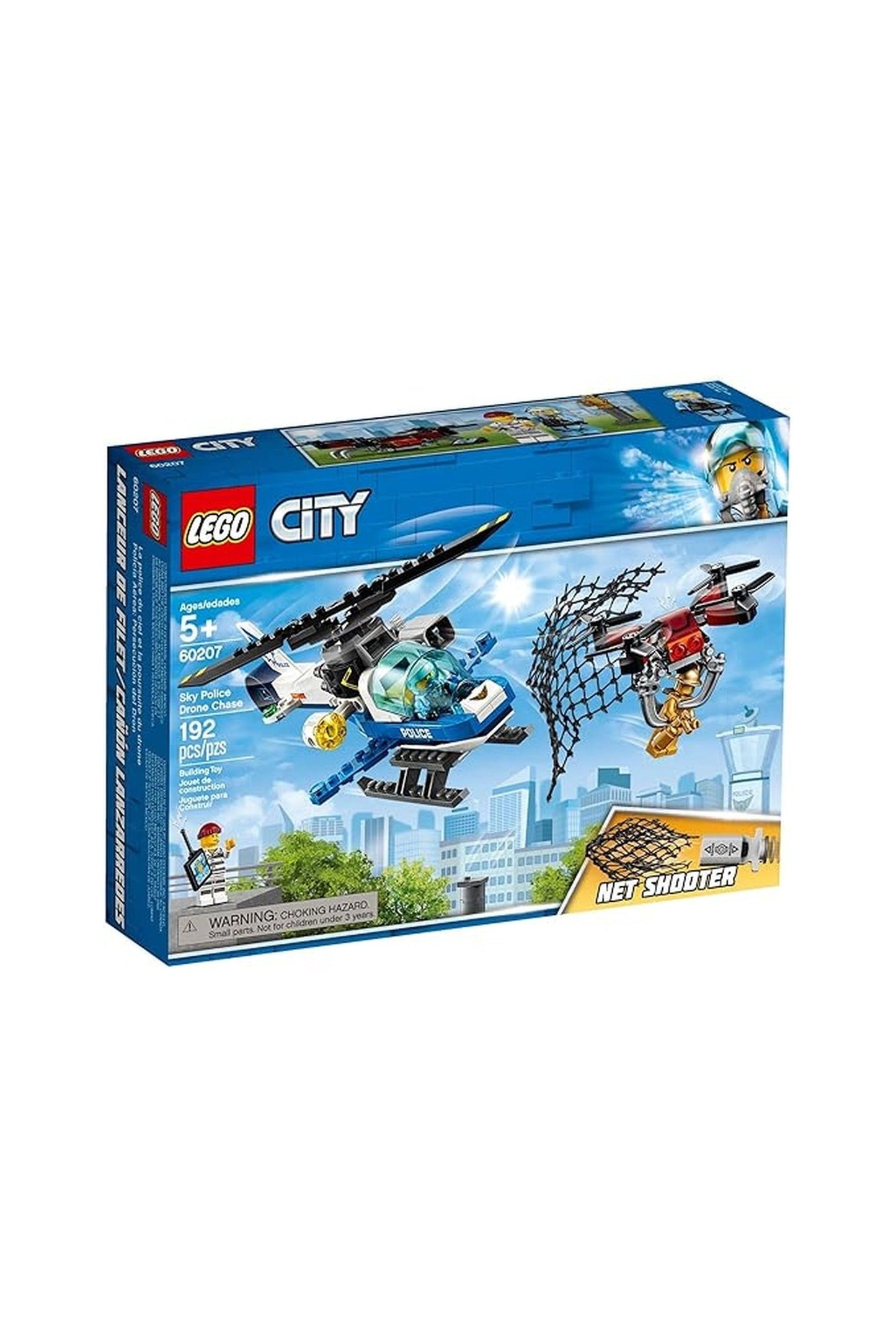 Lego City Sky Police Drone Chase Building Blocks