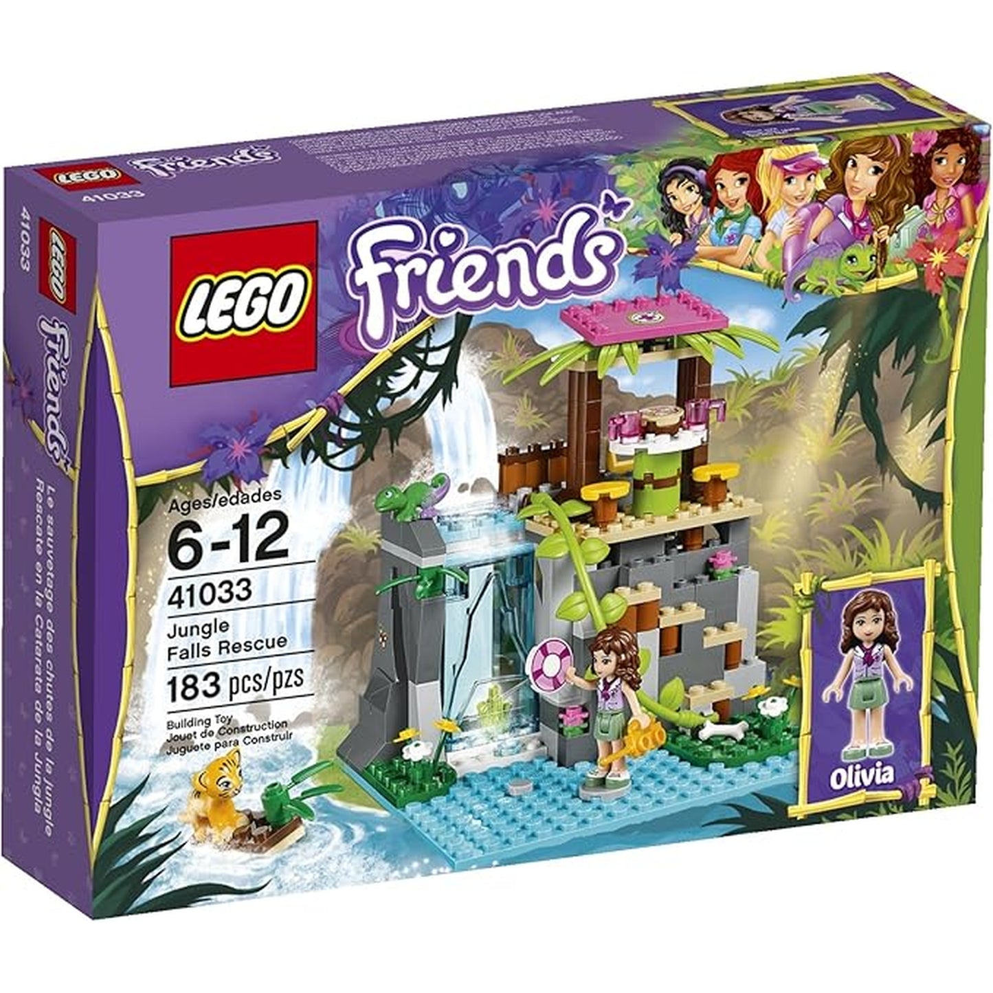 Lego Friends Jungle Falls Rescue 41033 Building Set