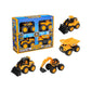 Tz Jcb 7" Tough Trucks 4Pk