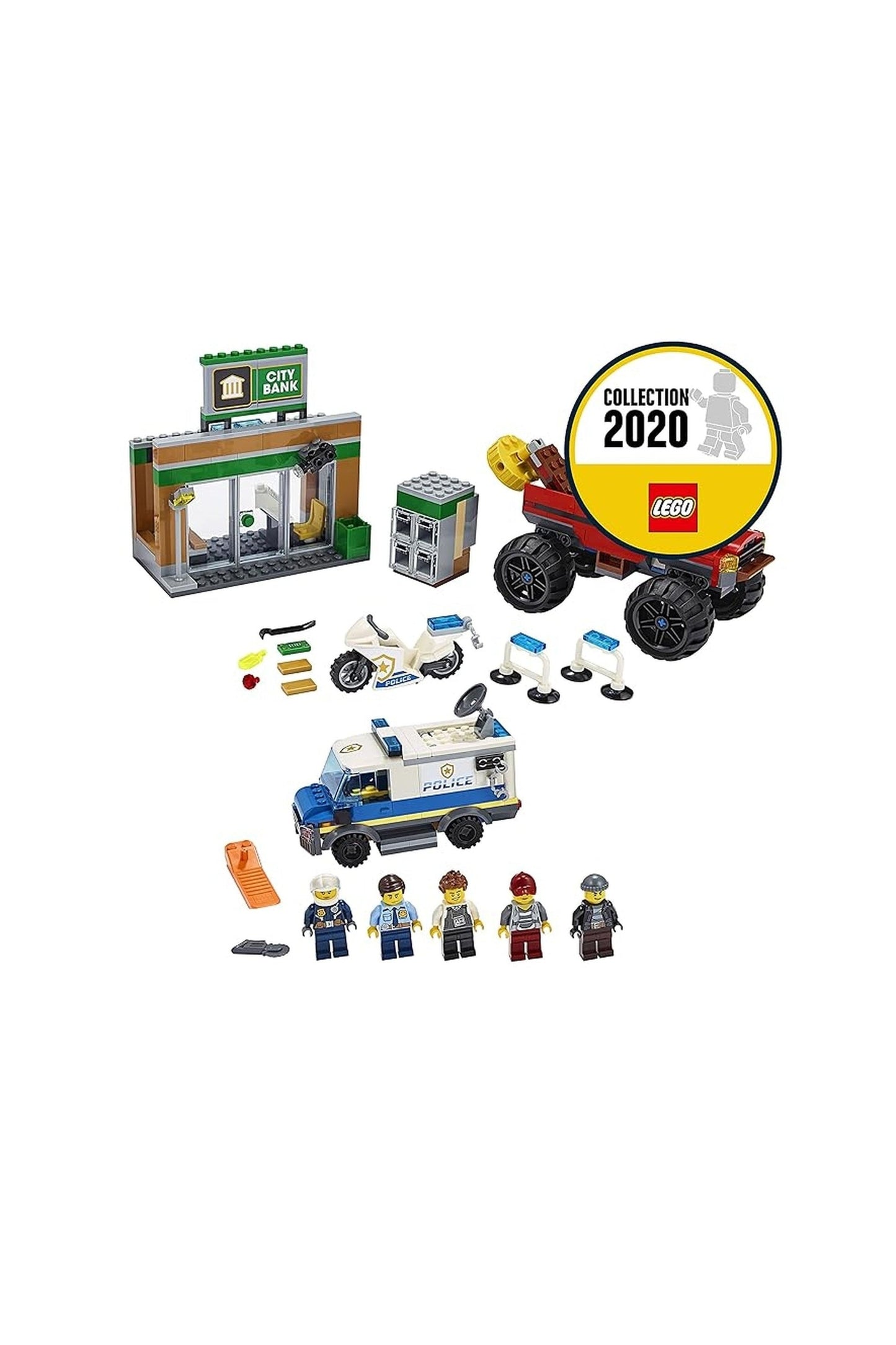 Lego Police Monster Truck Heist Building Set