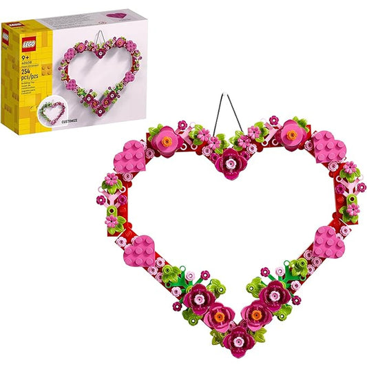 Lego Heart Ornament Building Toy Kit