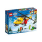 Lego City Ambulance Helicopter Building Blocks