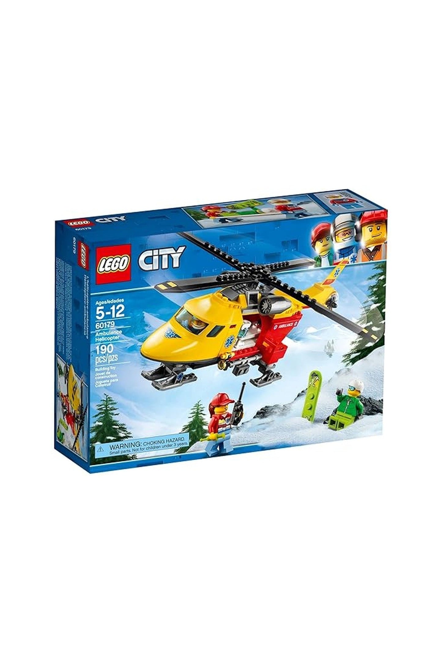 Lego City Ambulance Helicopter Building Blocks