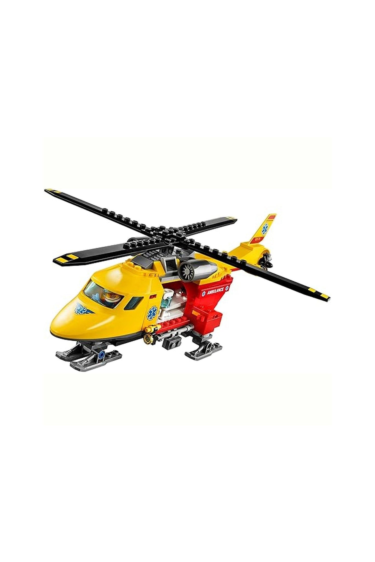 Lego City Ambulance Helicopter Building Blocks