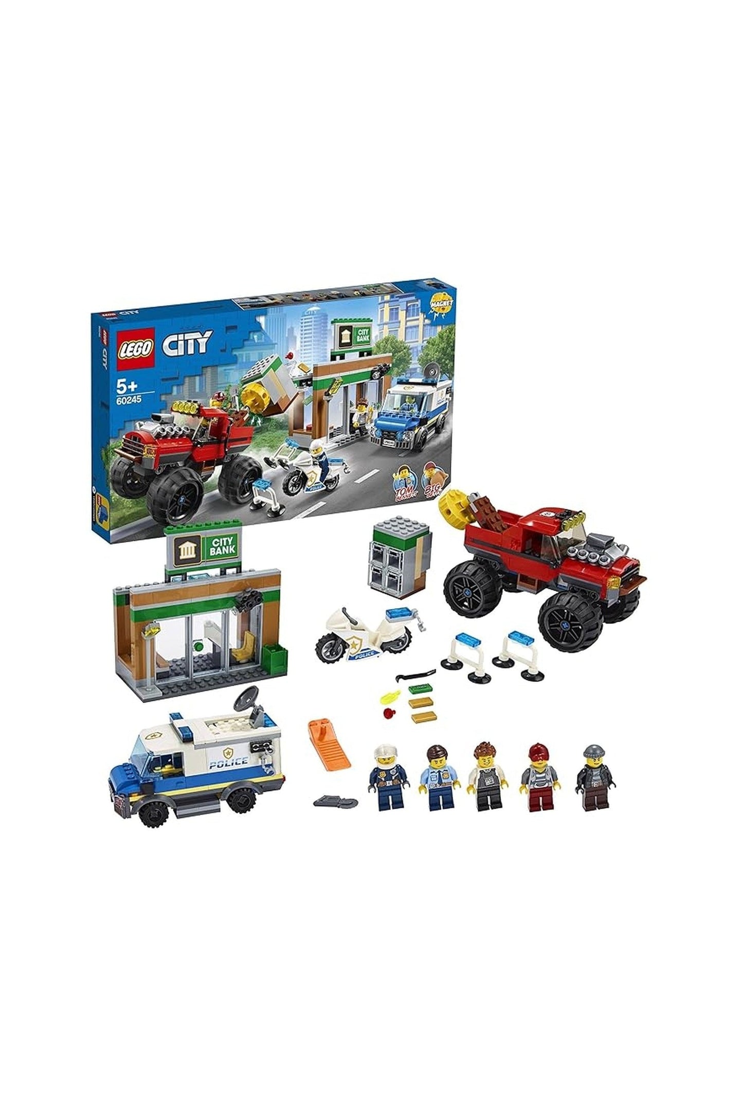 Lego Police Monster Truck Heist Building Set