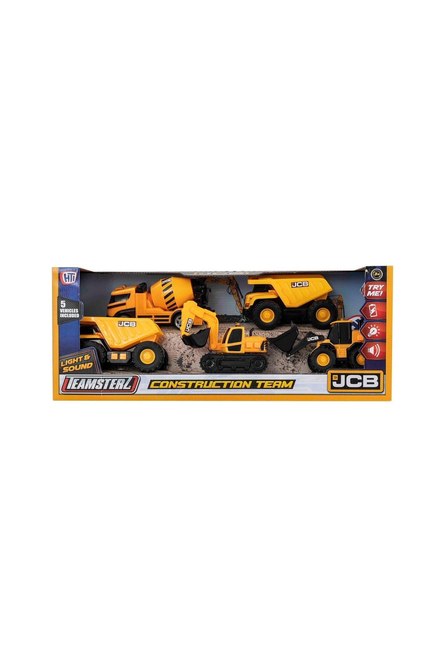 TZ JCB Small Light & Sound 5 Pack