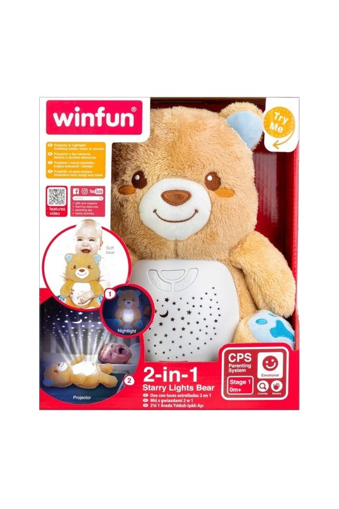 2-In-1 Starry Lights Bear