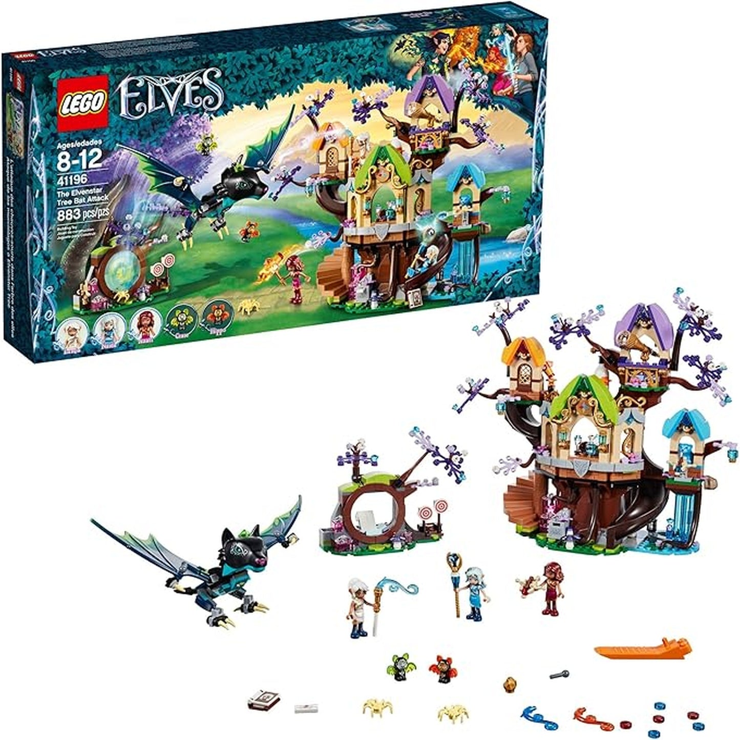 Lego The Elvenstar Tree Bat Attack Building Kit