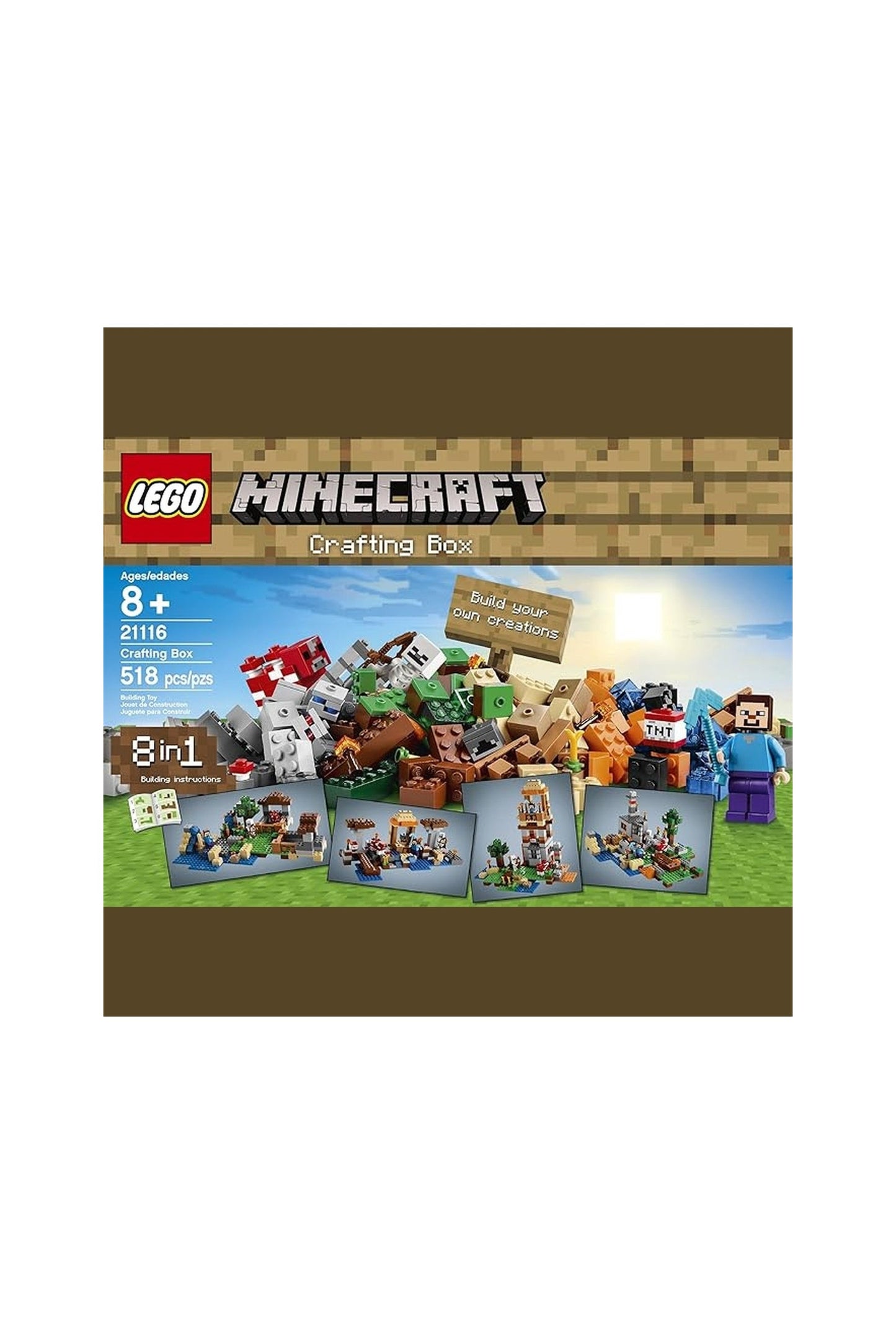 Lego Minecraft Crafting Box