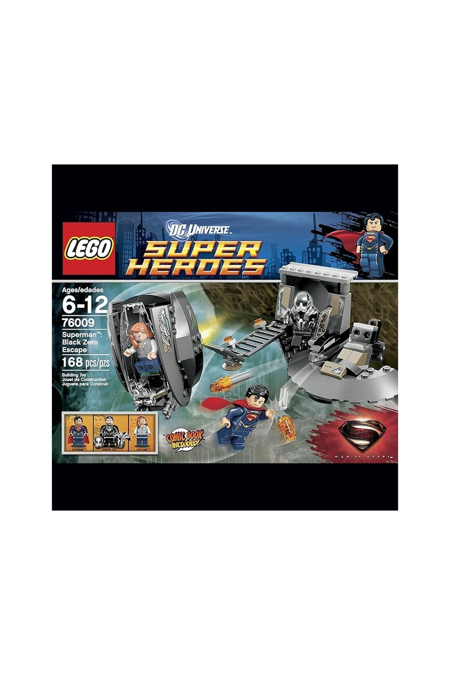 Lego Superman Black Zero Escape Interlocking Set