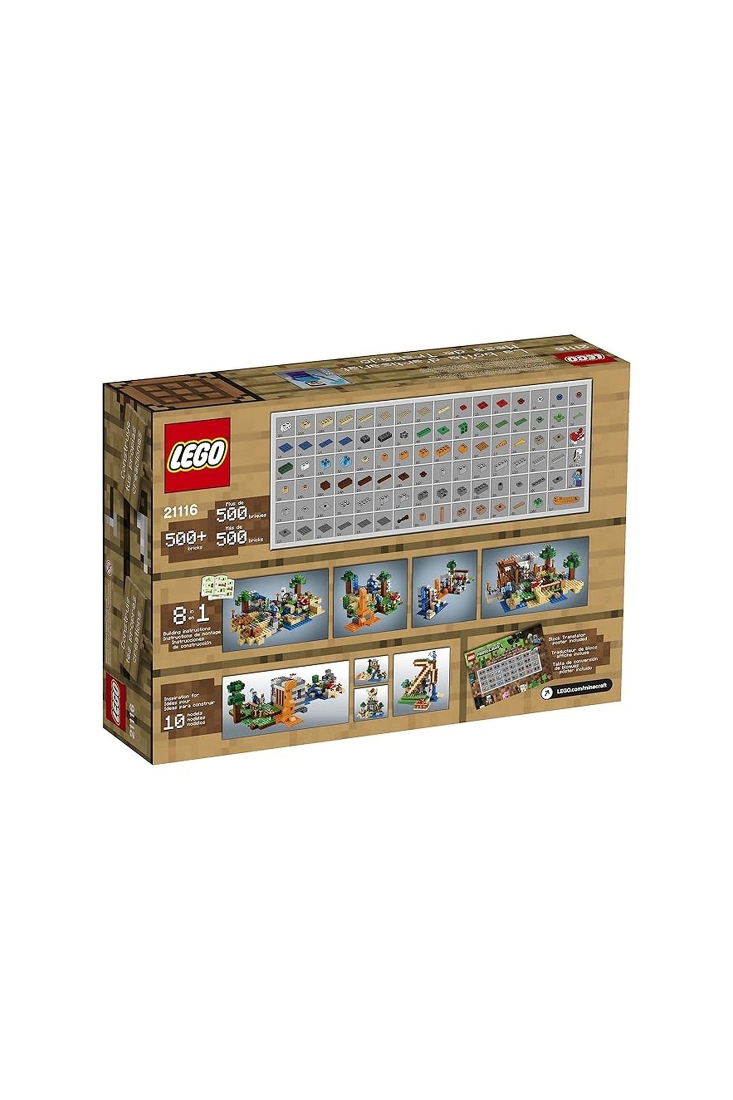 Lego Minecraft Crafting Box