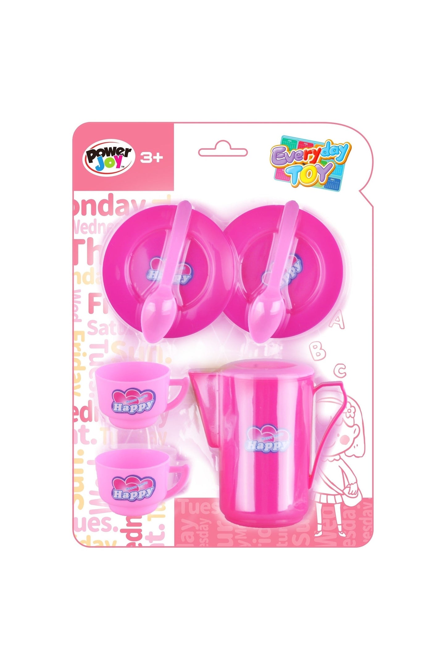 Power Joy Everyday Toy Tea Time Set  Assorted (Style and Color May Vary)