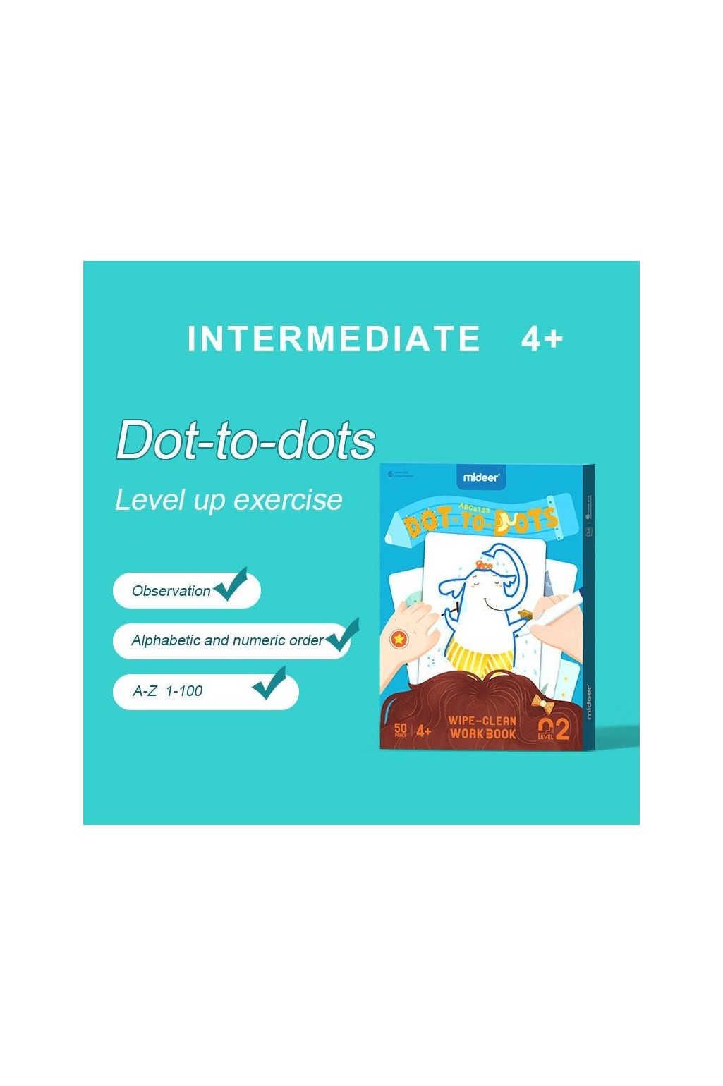 Dot To Dot - Wipe-Clean Workbook