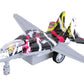 Power Joy Everyday Toy Pullback Diecast Fighter 1/80  Assorted (Style and Color May Vary)