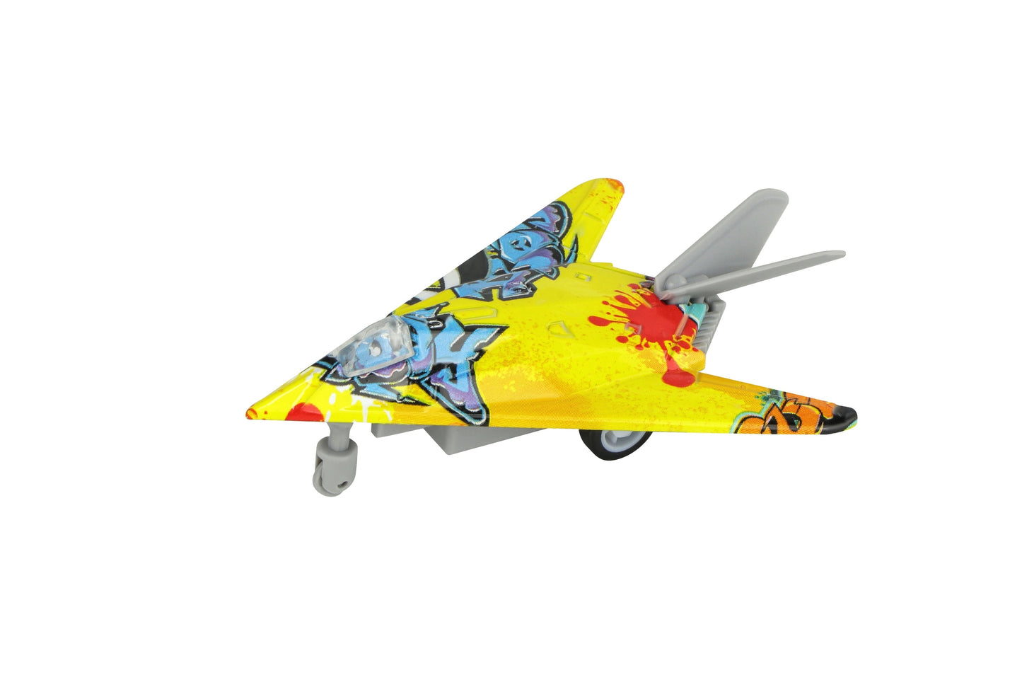 Power Joy Everyday Toy Pullback Diecast Fighter 1/80  Assorted (Style and Color May Vary)