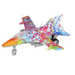 Power Joy Everyday Toy Pullback Diecast Fighter 1/80  Assorted (Style and Color May Vary)