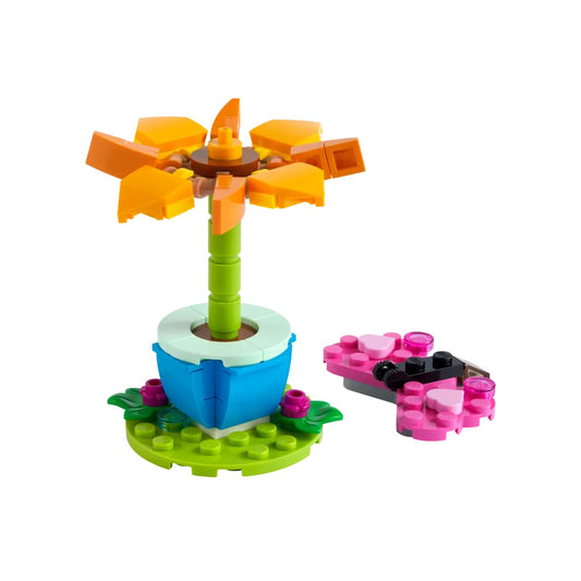 Lego Garden Flower And Butterfly