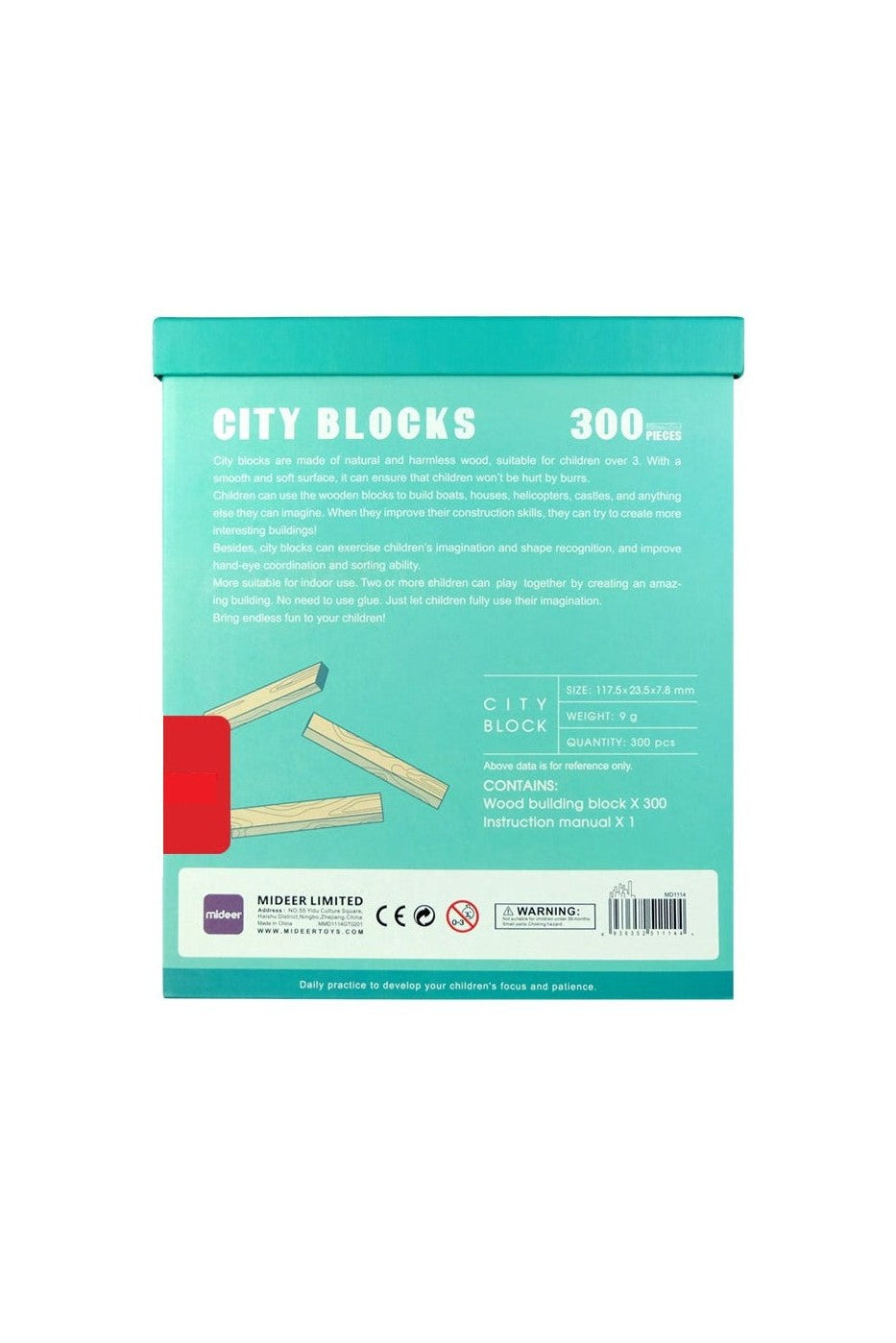 Wooden City Blocks