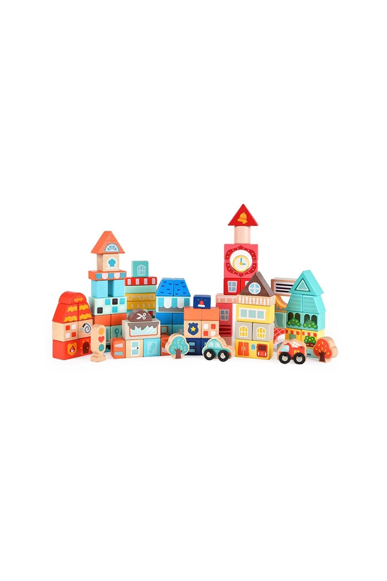 Little City Builder Blocks - 100 Pcs