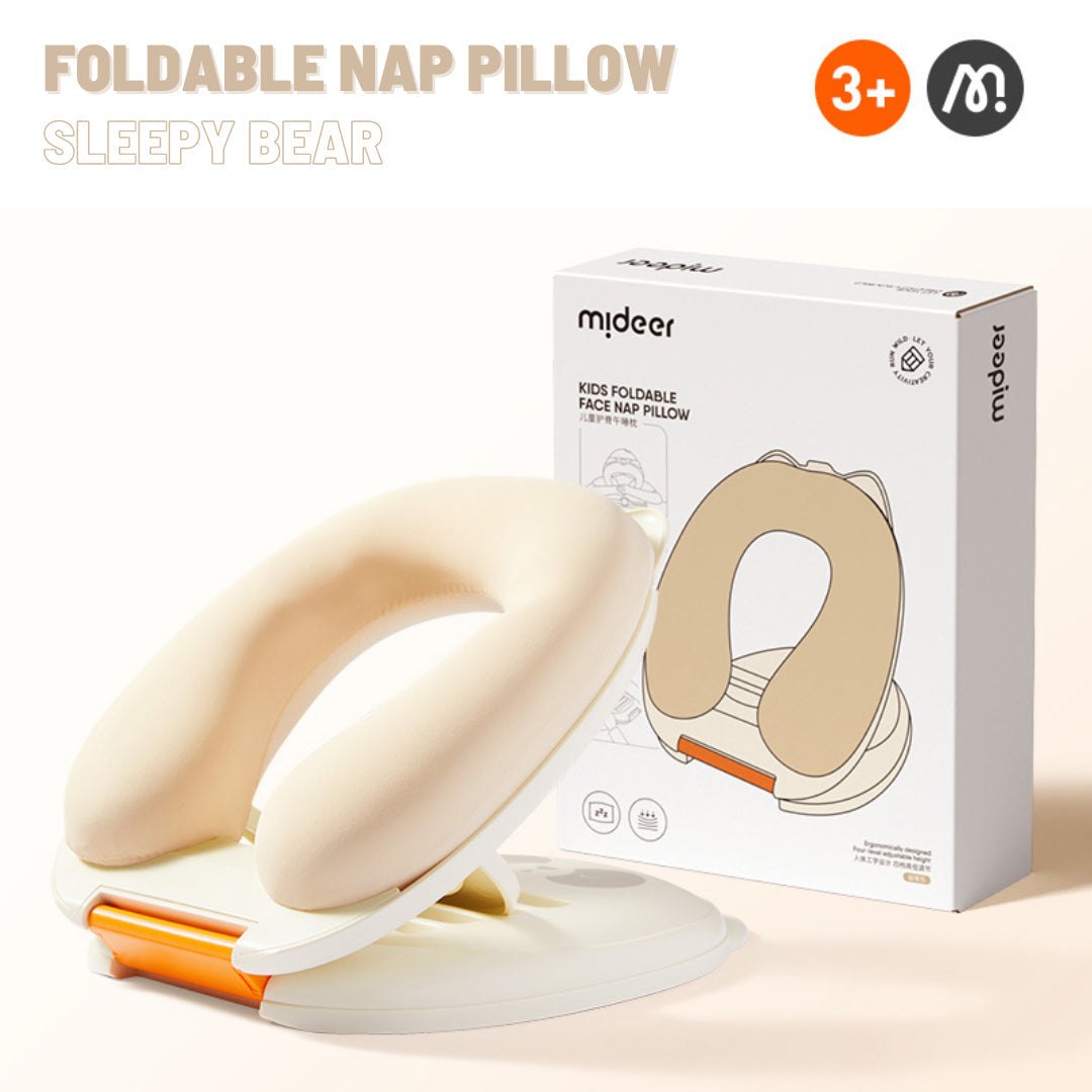 Foldable Nap Pillow - Sleepy Bear