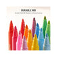 Round Nib Acrylic Markers - 12 Colors