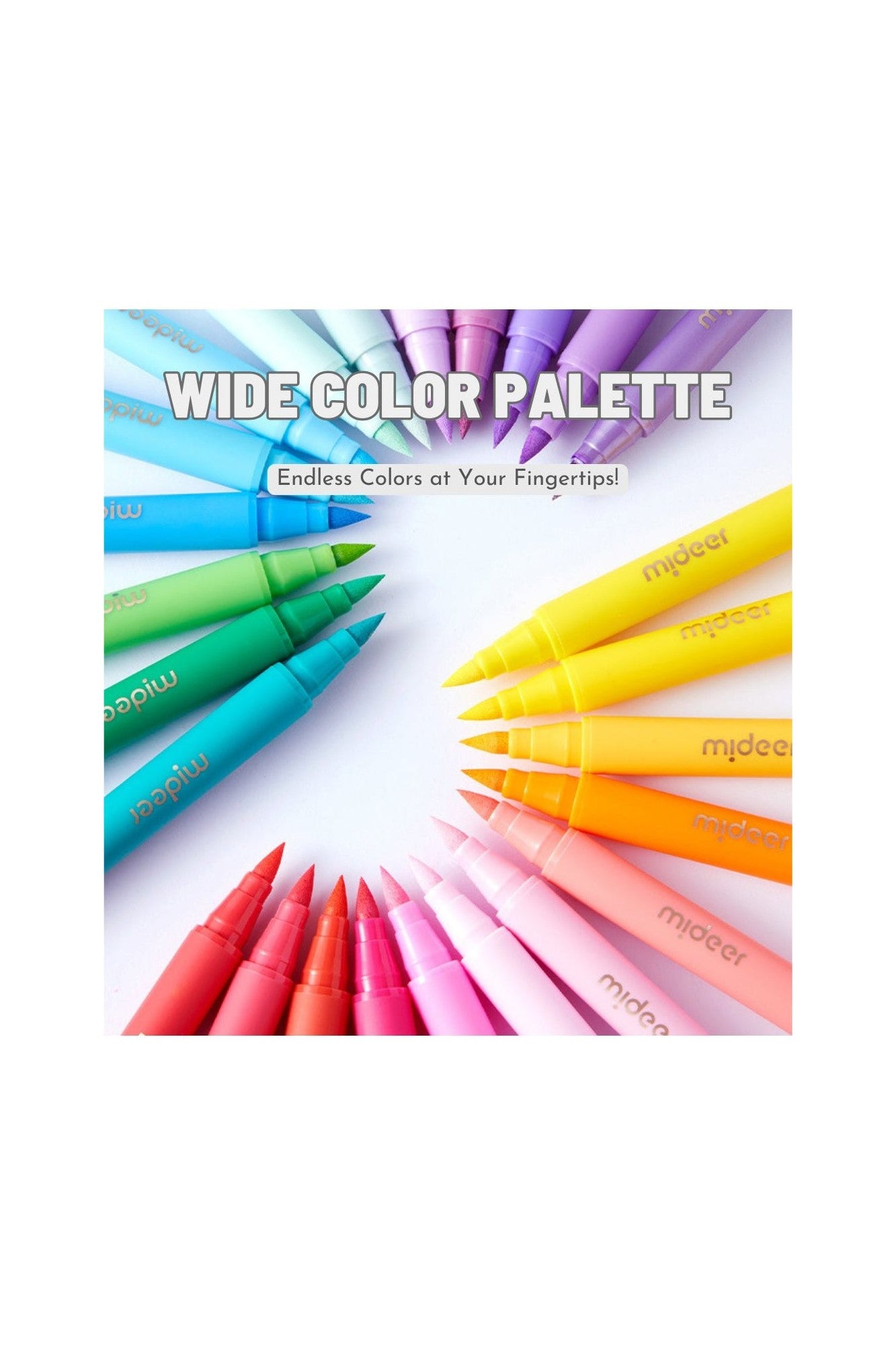 Acrylic Markers Ultra Soft - 6 Colors