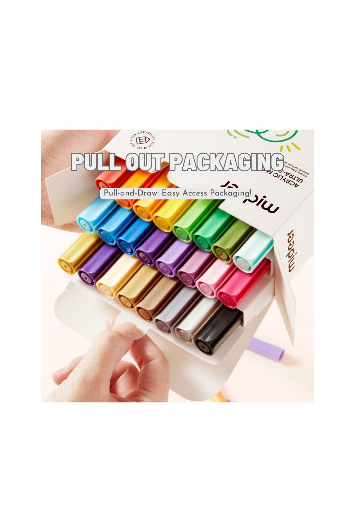 Acrylic Markers Ultra Soft - 6 Colors