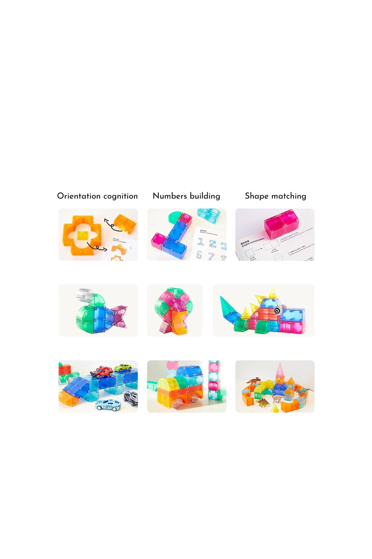 3D Magnetic Blocks - 20Pcs