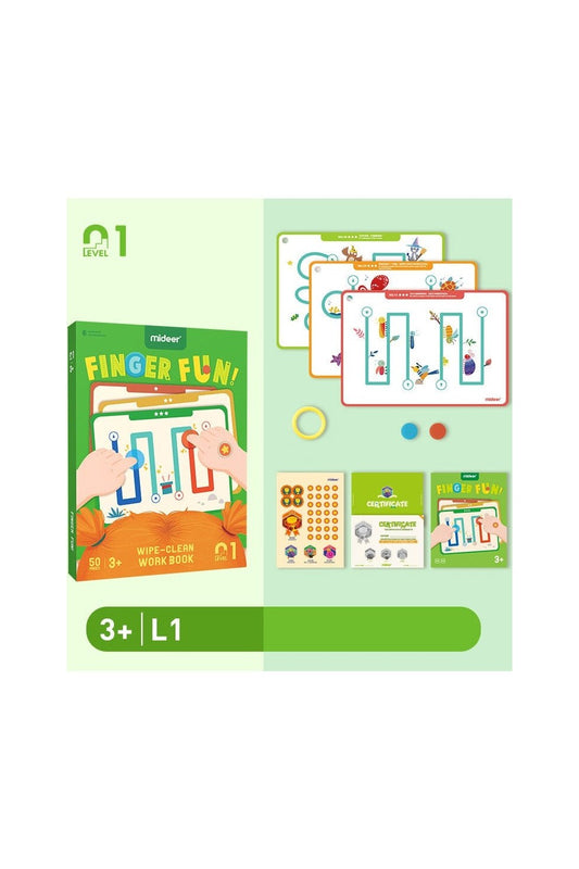 Finger Fun - Wipe-Clean Workbook