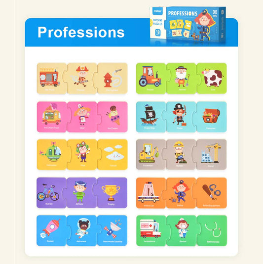 Matching Puzzle - Professions